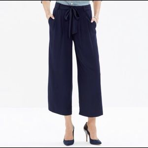 Madewell Crop Navy Trousers